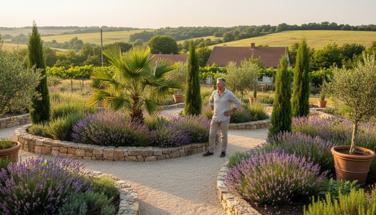 Mediterrán kert építése Kaposváron: Somogyi oázis kialakítása 2026-ban