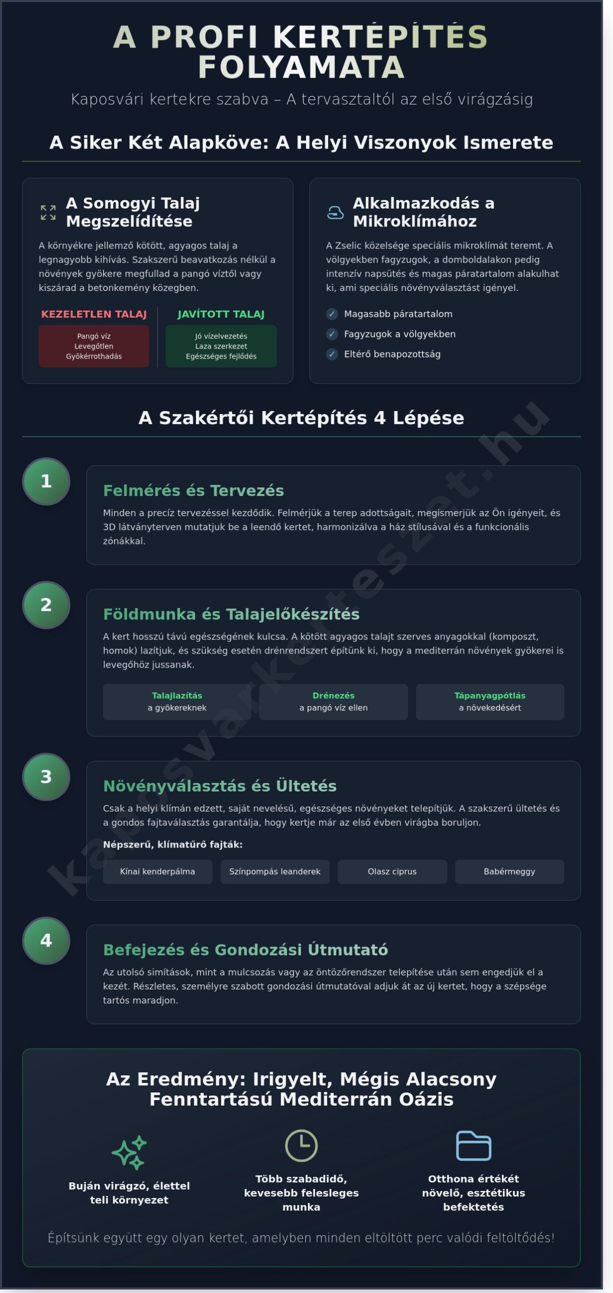 Kertépítés Kaposvár: Hogyan varázsoljon mediterrán oázist somogyi otthonába?